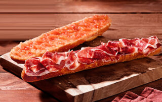 pan para bocadillo de jamón ibérico
